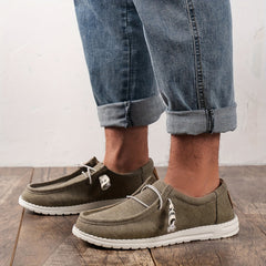 Men's Lightweight Loafer Shoes with Shoelaces