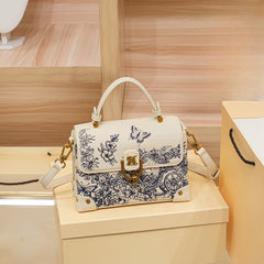 Women's Beige Crossbody Bag with Detachable Strap