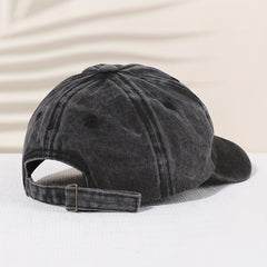 Kids Sunshade Distressed Vintage Baseball Cap with Skull Skateboard Print