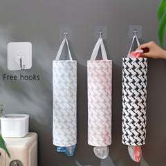 Wall Mounted Storage Bag Grocery Shopping Bag Dispenser