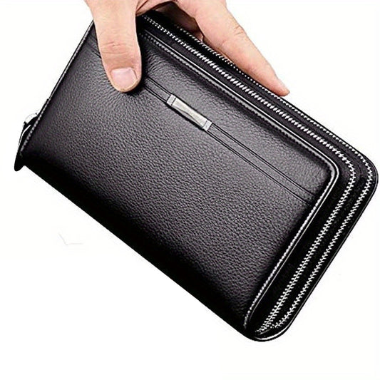 Men's Business Long Wallet Clutch Bag Handbag Phone Bag