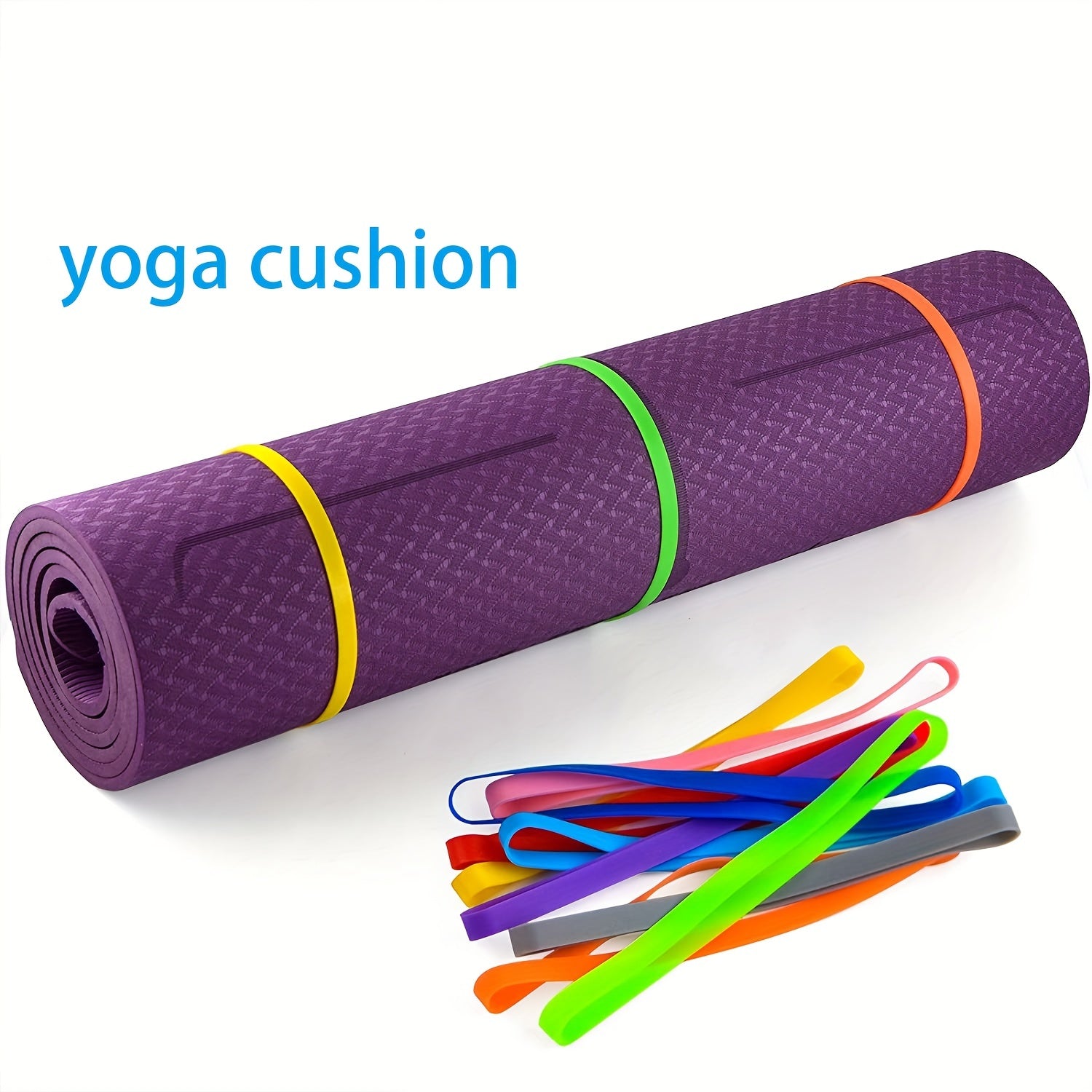 3pcs Rubber Band For Yoga Mat Storage Elastic Band Packaging Binding