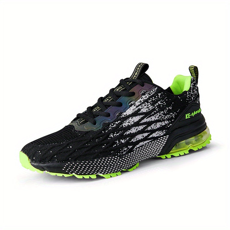 Men's Lace-up Running Sneakers Breathable Athletic Shoes
