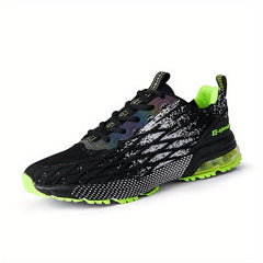 Men's Lace-up Running Sneakers Breathable Athletic Shoes