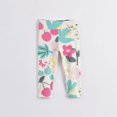 MARC&JANIE Girls Rabbit Print Leggings for Sports Yoga