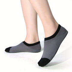 Men's Breathable Barefoot Water Shoes, Quick Dry Non Slip Aqua Socks