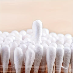 100pcs Double Headed Cotton Swabs Disposable Makeup Removal Ear Cleaning