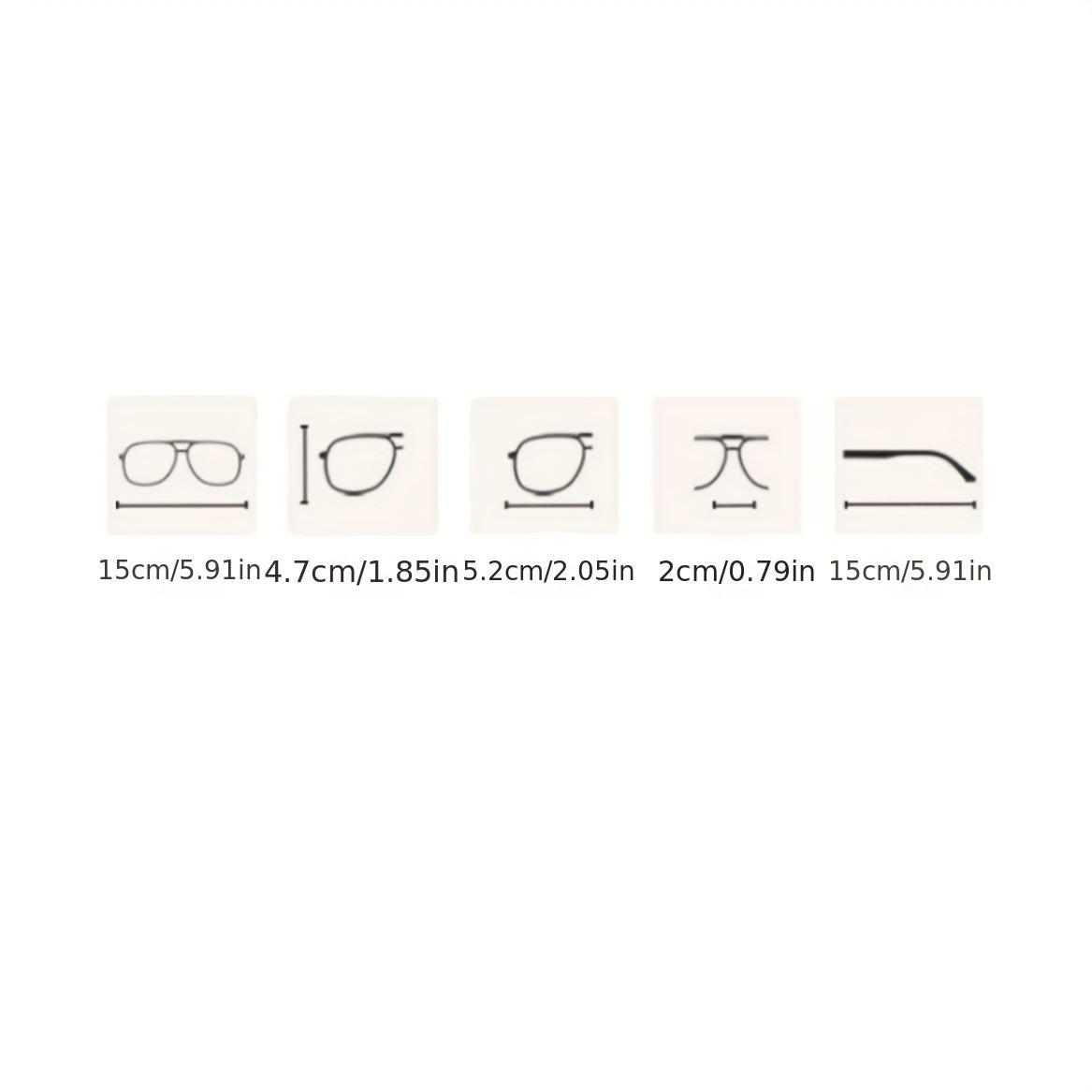 Men's Thick Square Frame Flat Light Mirror Anti Light Glasses Preppy Eyewear