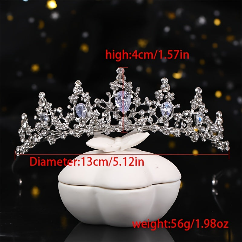 Zircon Rhinestone Headband Tiara Wedding Bridal Jewelry