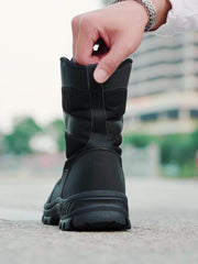 Men's High Top Tactical Work Boots Non Slip Durable Boots