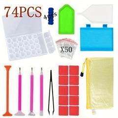Diamond Painting Kit Accessories Tools 127pcs