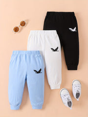 Baby Letter Graphic Sweatpants Kid's Casual Trousers