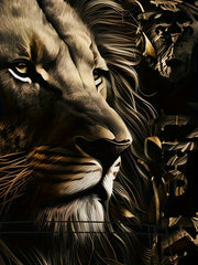 Lion 3D Print Hoodie Men Graphic Hooded Pullover Autumn Winter