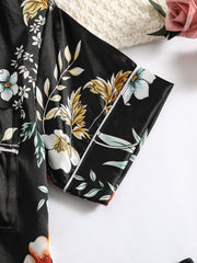 2pcs Girls Printed Loungewear Set