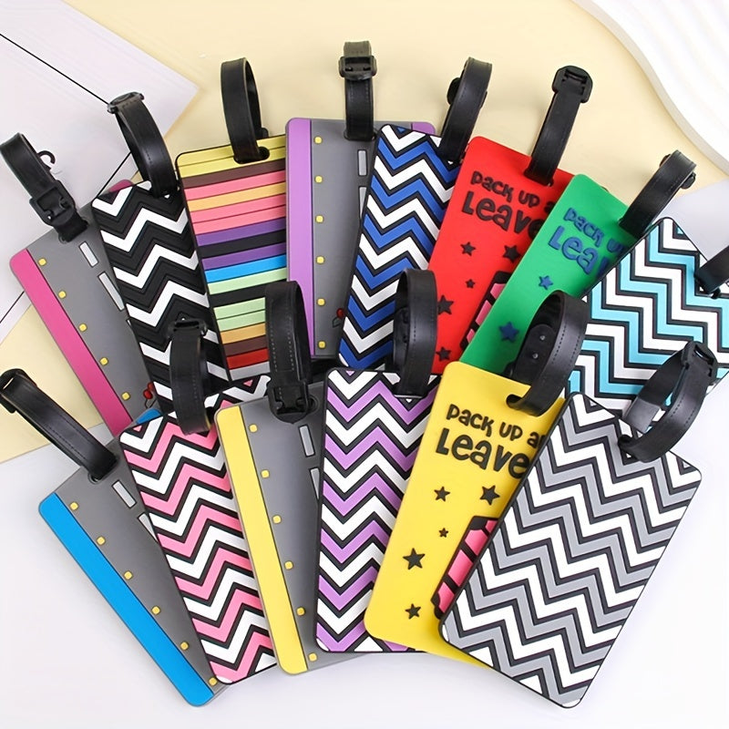 Geometric Pattern Boarding Card Rubber Card Sleeve