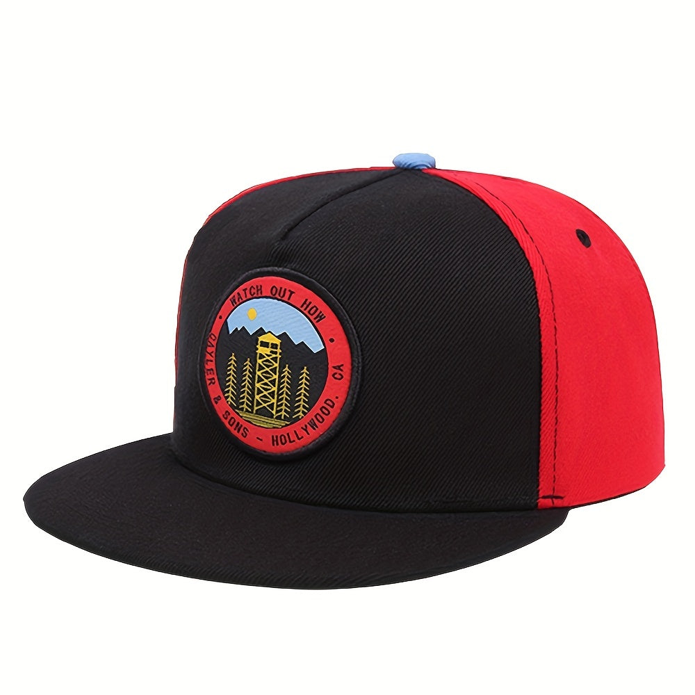 Mens Flat Brim Hip Hop Hat