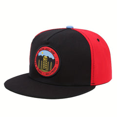 Mens Flat Brim Hip Hop Hat