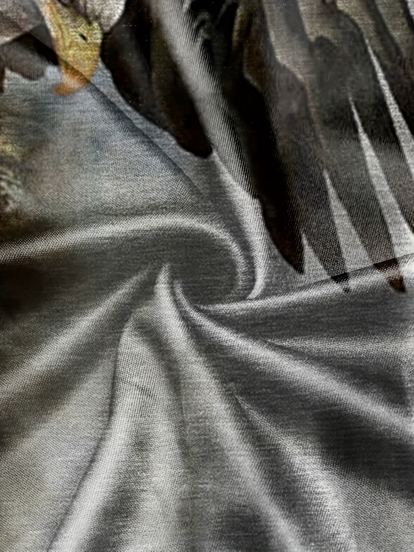 Eagle Print Men's Long Sleeve Vintage T shirt For Autumn