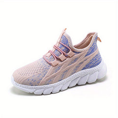 Boys Lightweight Breathable Slip On Walking Sneakers