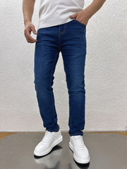 Men's Straight Stretch Denim Jeans