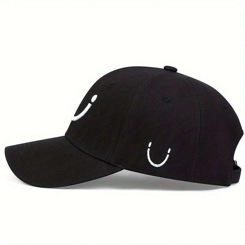 Men's Smile Face Baseball Cap Adjustable Sun Hat