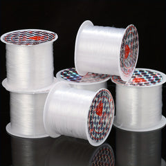 0.8mm Transparent Fish Line Non-Stretch Beading Thread for Jewelry Making