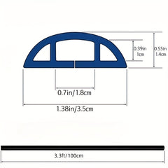 Floor Cord Cover Cable Protector Extension Cord Cover Prevent Cable Trips
