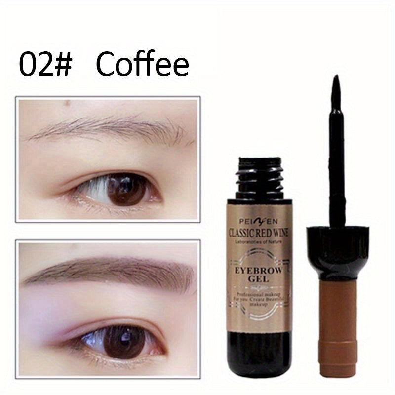 Red Wine Bottle Eyebrow Tattoo Gel Waterproof Pomade