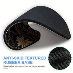 Retro Dragonfly Round Mouse Pad Non-slip Rubber Base