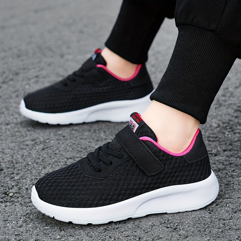 Girls Ultralight Breathable Sneakers for Outdoor Running