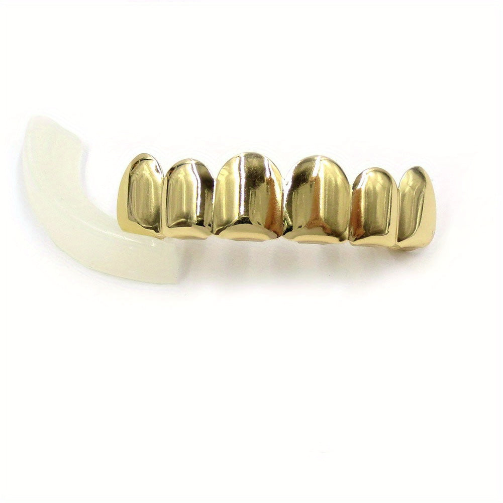 Golden Silvery Tooth Hip Hop Mouth Grills For Men And Women