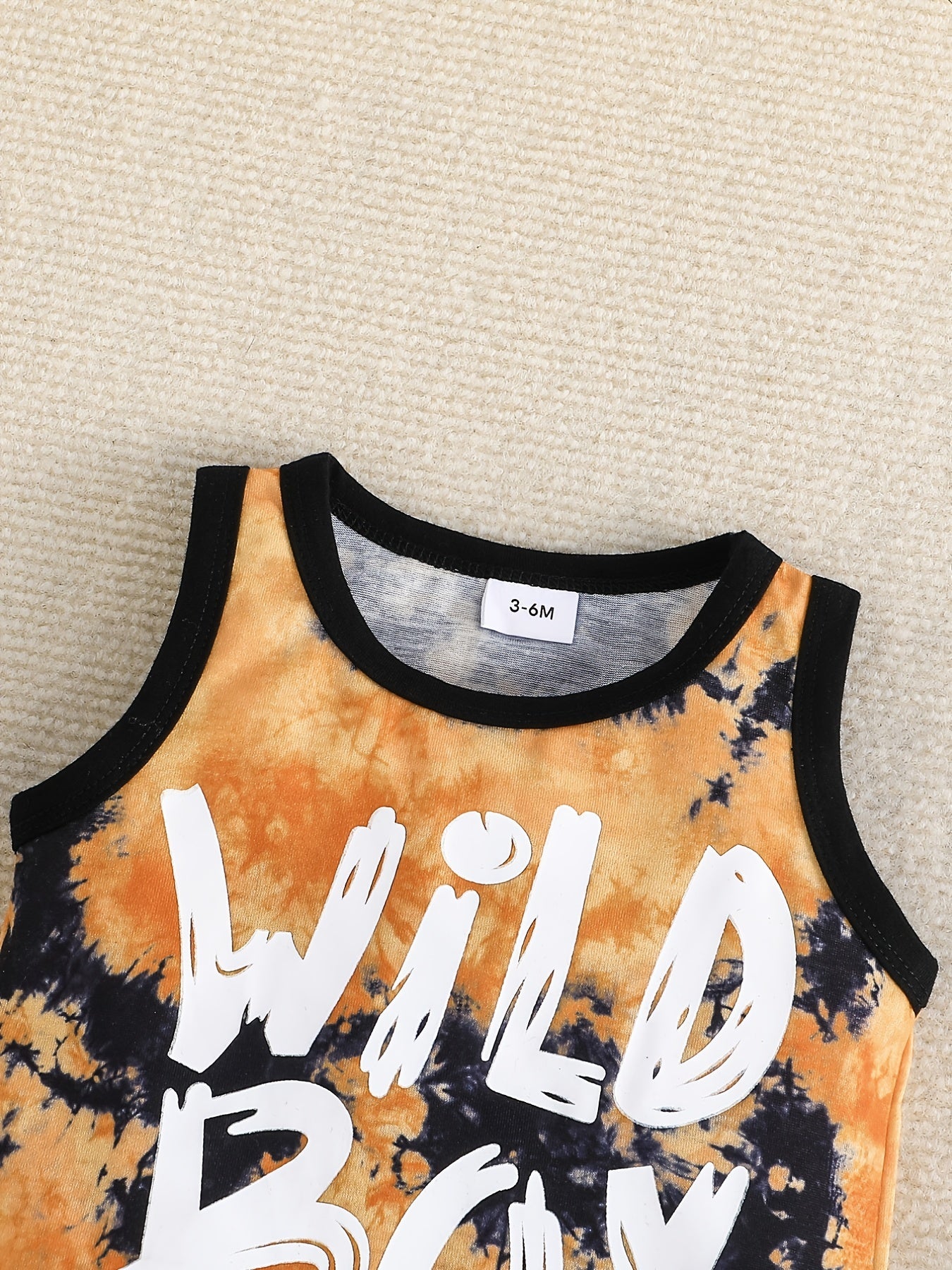 Baby Newborn Boys Wild Boy Vest & Shorts Set Clothes