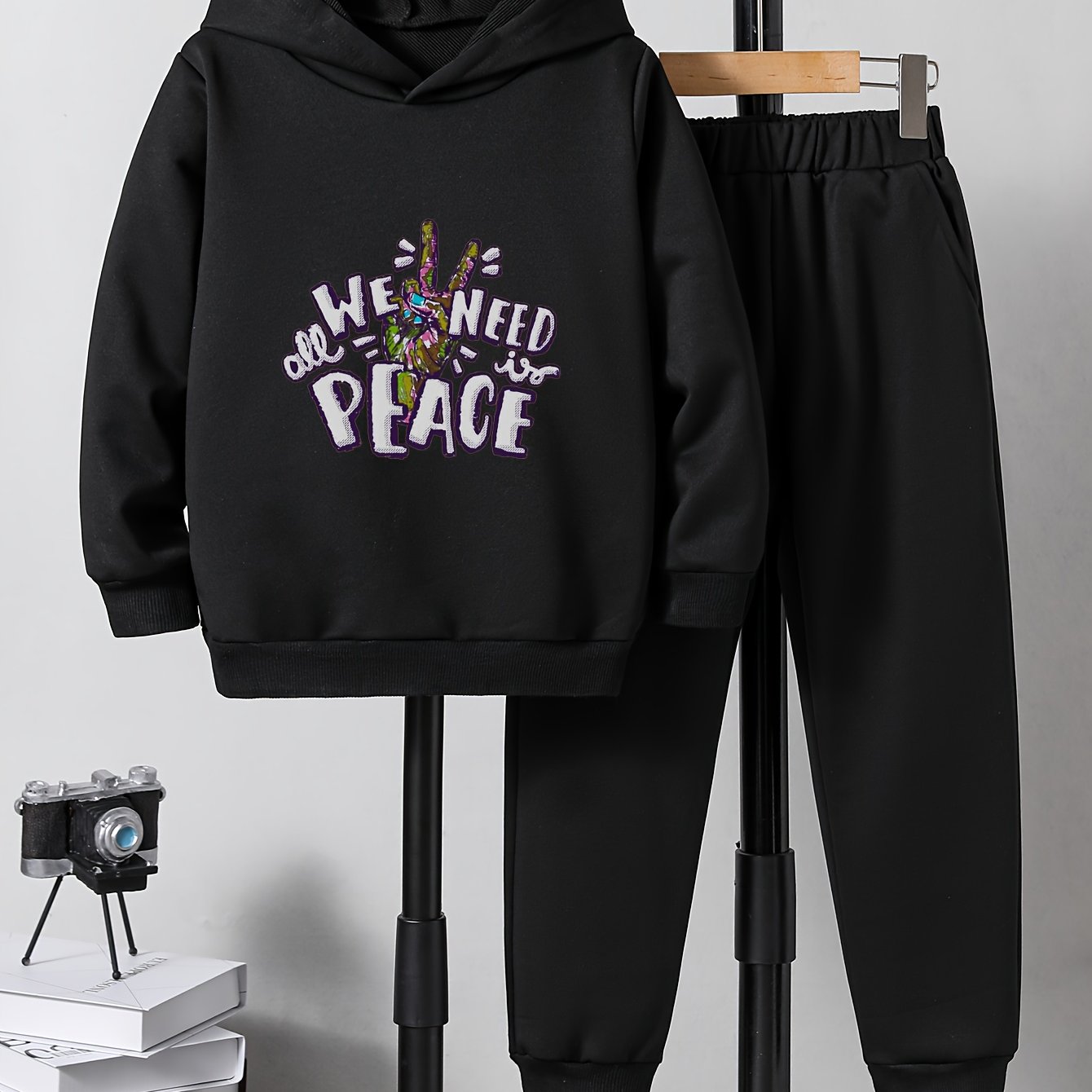 Boys Casual Hoodie & Sweatpants Set