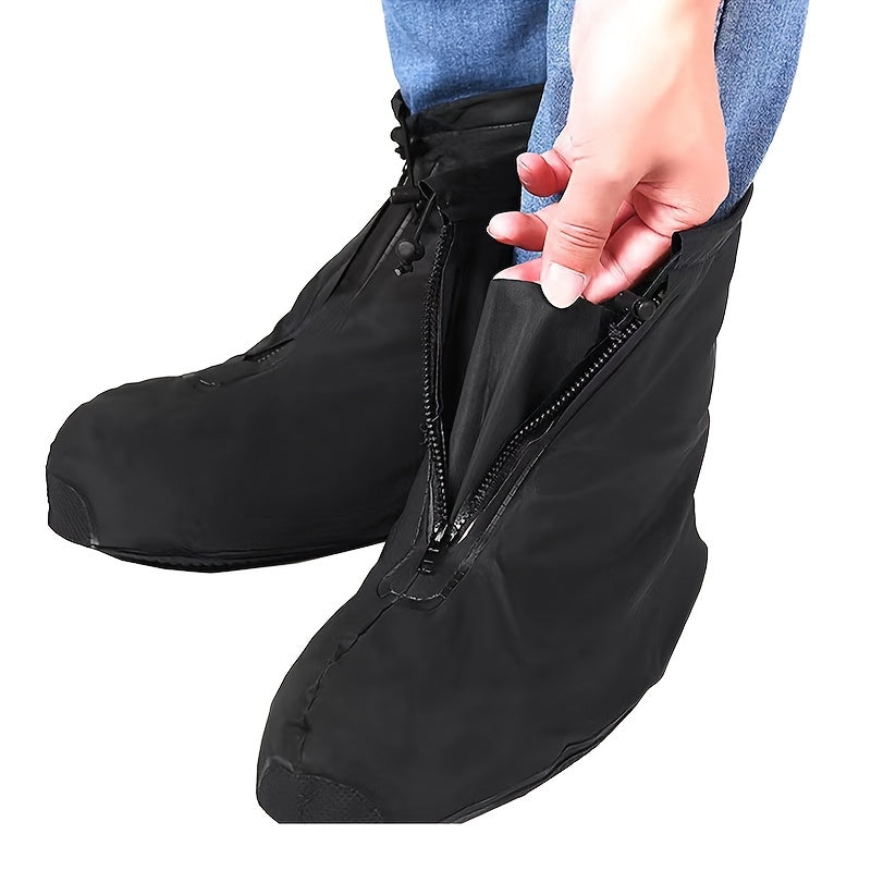 Waterproof Rain Boot Shoe Cover High Top Clear Shoes Dust Covers