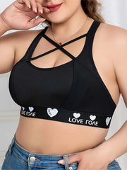 Plus Size Sports Bra Women's Gym Fitness Bra