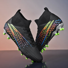 Boy's High Top Non Slip Football Cleat With Spikes