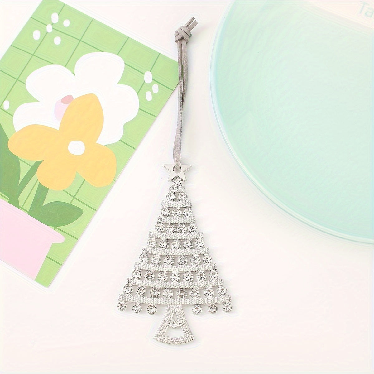 1pc Metal Hanging Christmas Tree Pendant Decoration