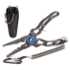 Aluminum Fishing Pliers Tackle Gear Cutter Line Split Ring Lightweight