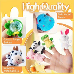 15 Mini Animal Finger Puppets & Storytelling Toys for Fun & Education