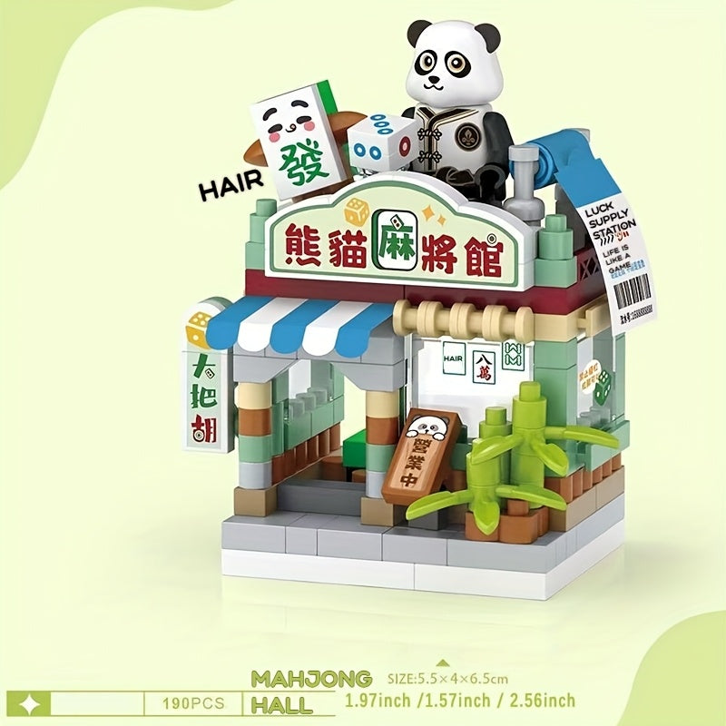 Mini Street View Blocks Toy Set for Kids