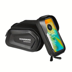 Bicycle Saddle Bag Hard Shell Double Side Bag Waterproof Mobile Phone Bag
