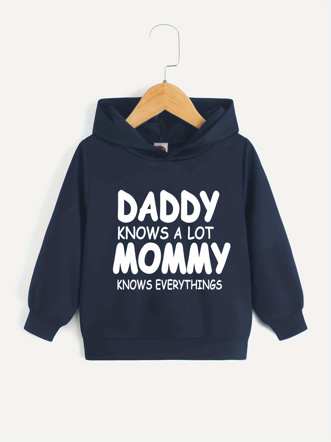 Letter Series Boys Hooded Sweatshirt