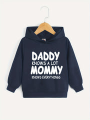 Letter Series Boys Hooded Sweatshirt