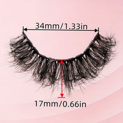 4 Pairs 8D Faux Mink False Eyelashes Fluffy Wispy Thick Eye Lashes