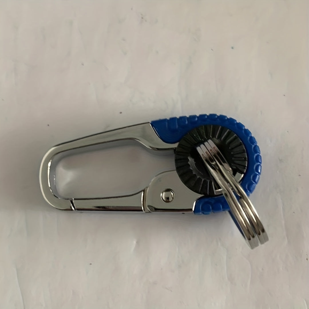 Stainless Steel Keychain Double Ring Outdoor Carabiner