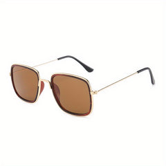 Retro Square Frame Steampunk Sunglasses UV400