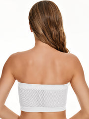 3 Pack Plus Size Ruched Strapless Bra Set