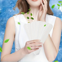 10pcs Hat Sweat Absorbing Patch Cotton Disposable & Adjustable Stickers