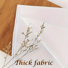 12 Pack Soft Polyester Woven Handkerchiefs Gift Set