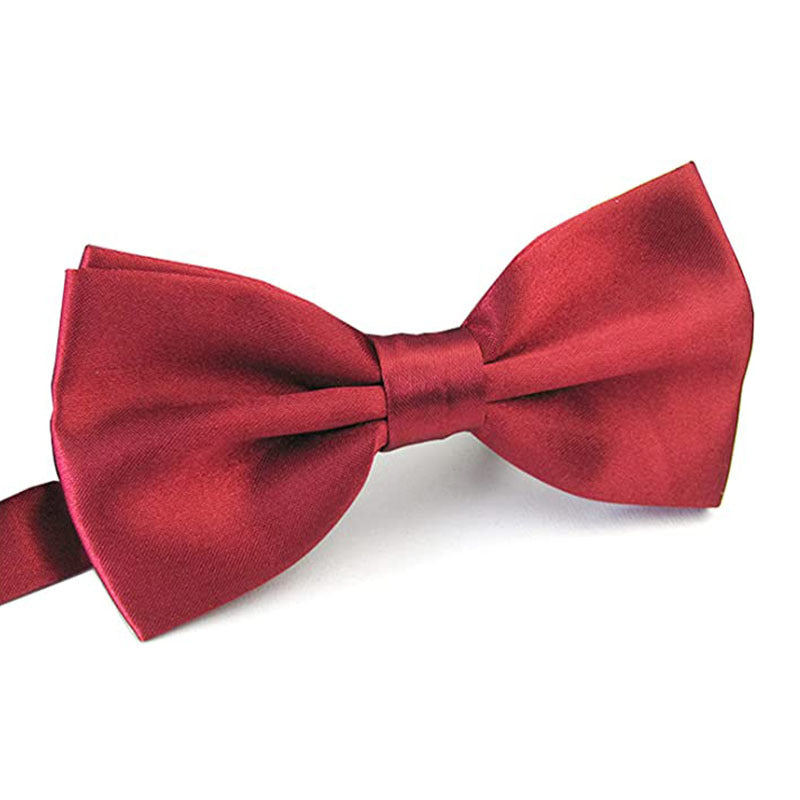 Men's Double Layer Wedding Groom Polyester Bow Tie